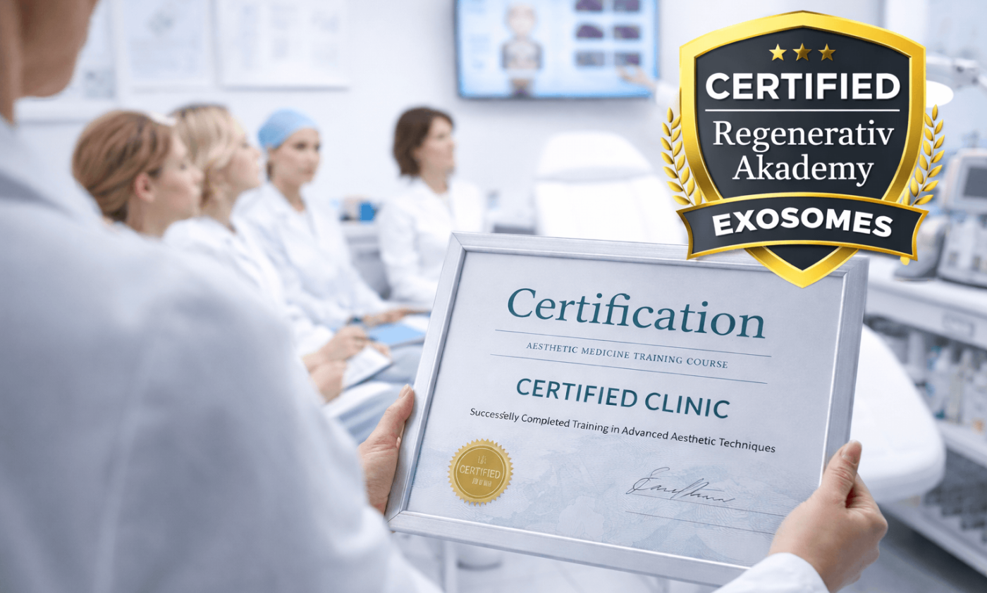 Eksosom kurs og sertifisering for klinikker � Bli sertifisert hos Regenerativ Akademy
